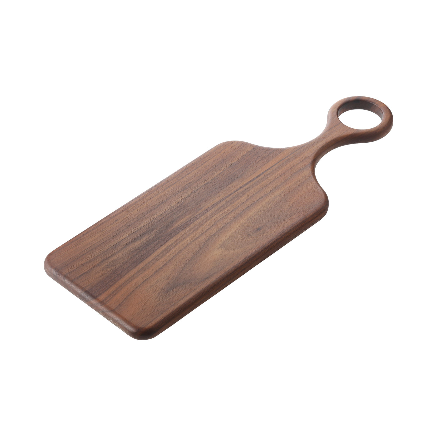 Wagner Round Wood Serving/Cutting Board with Long Handle